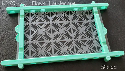 ibicci JL Samoan Flowers Cookie stencil - Landscape